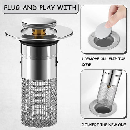 Pop-up Sink Drain Filter