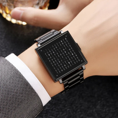 Qlocktwo W35 Fine Steel Unisex Watch