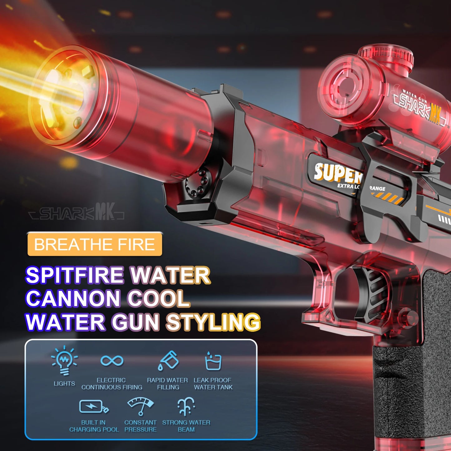 Breathe Fire Water Gun