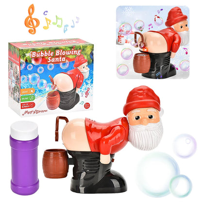 Bubble Blowing Santa