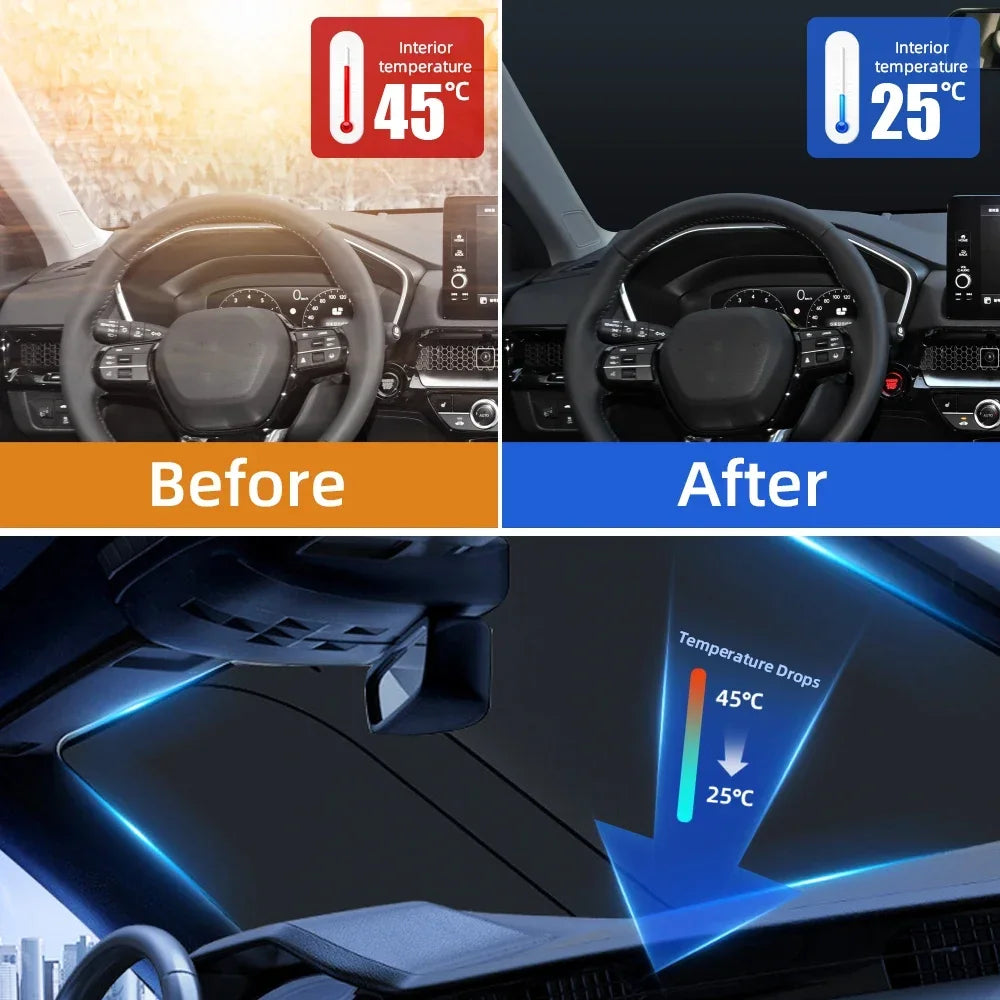 Car Sunshade Windshield Umbrella