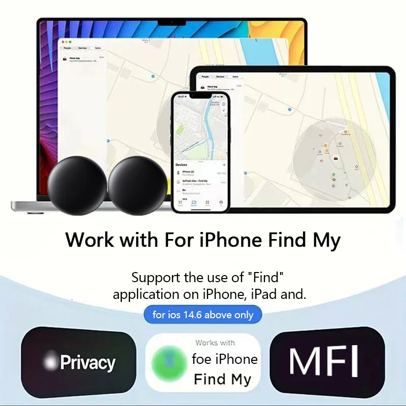 Smart GPS Tracker for Apple Find My