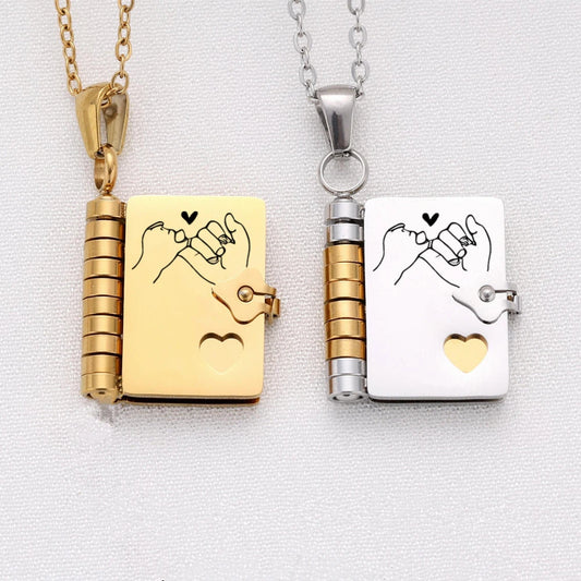 For Daughter - I'm Always With You Book Necklace