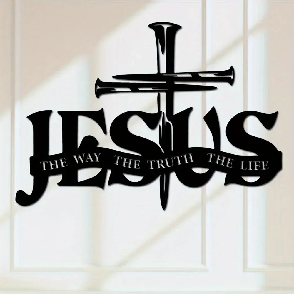 Jesus & Cross Design Wall Art