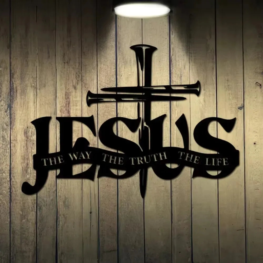 Jesus & Cross Design Wall Art